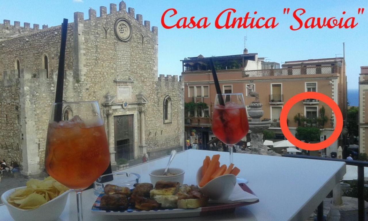 דירות טאורמינה Casa Antica Savoia מראה חיצוני תמונה